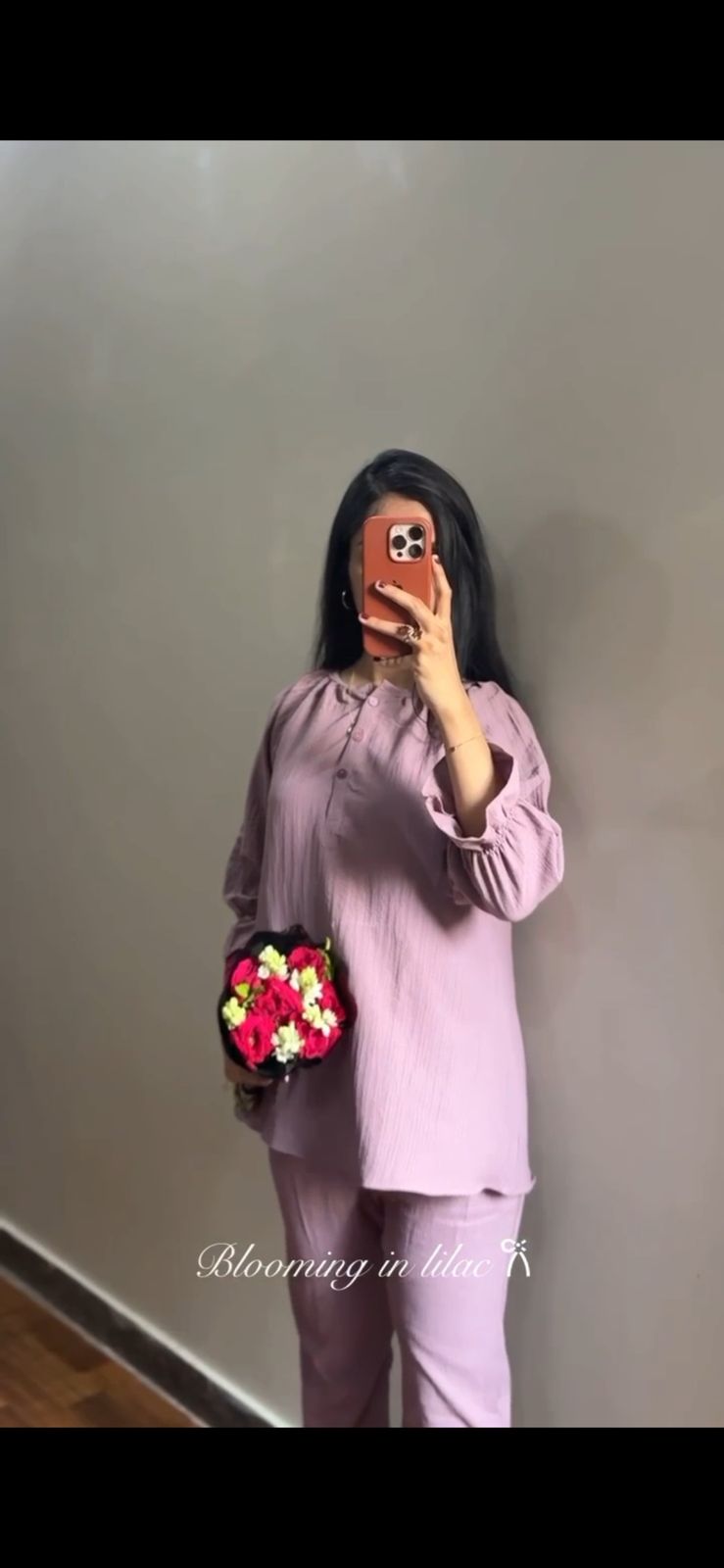 premium elegant lilac cotton co ord set premium elegant lilac cotton co ord set